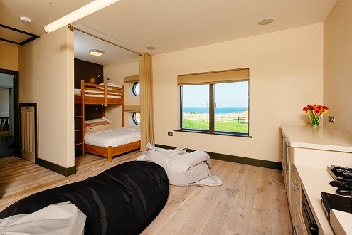 interior de una casa prefabricada